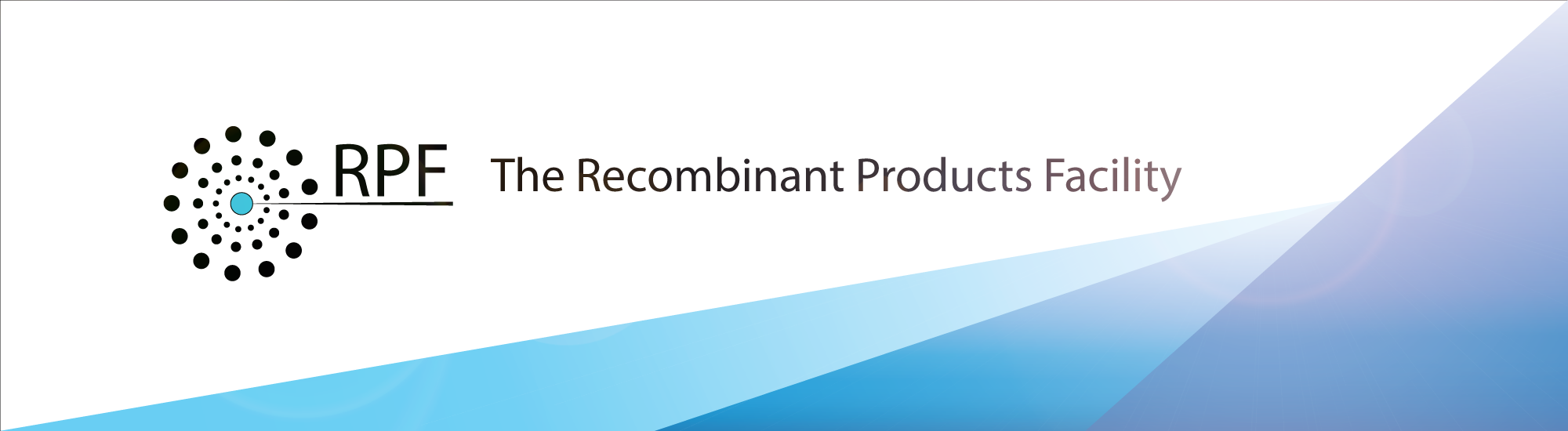 Recombinant products facility header